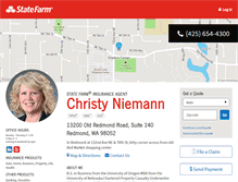 Tablet Screenshot of christyniemann.com